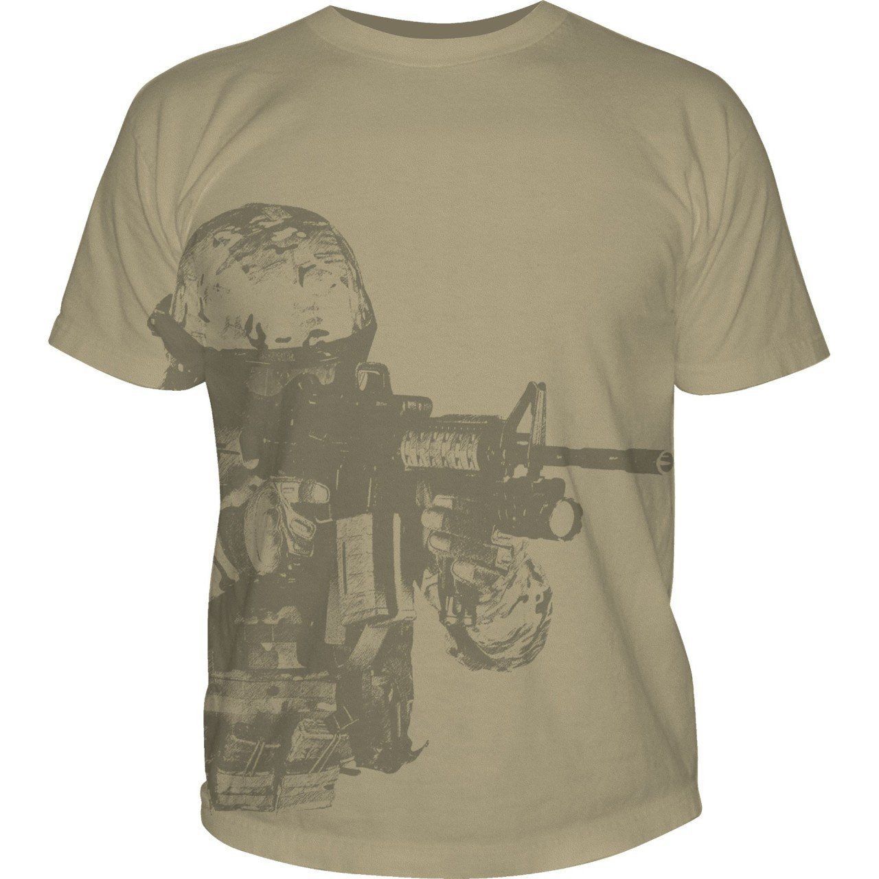 5.11 LOGO-T WATCHER TAN T-SHIRT