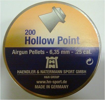 H&N HOLLOW POINT 6.35 CAL HAVALI SAÇMA