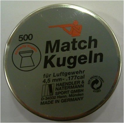 H&N MATCH KUGELN 4.5 CAL HAVALI TÜFEK SAÇMASI