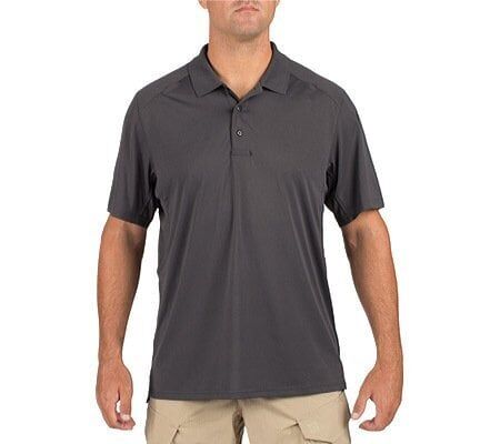 5.11 CHARCOAL S/S HELIOS POLO T-SHIRT XL