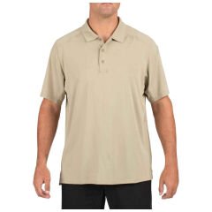 5.11 CHARCOAL S/S HELIOS POLO T-SHIRT L