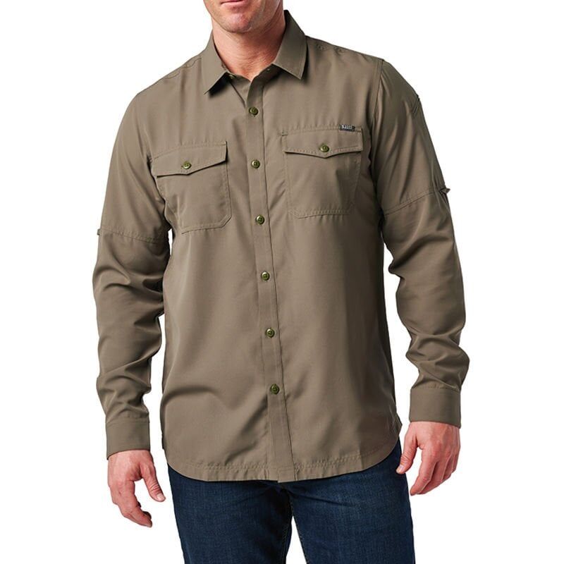 5.11 MARKSMAN L/S ACIK YESIL GOMLEK XL