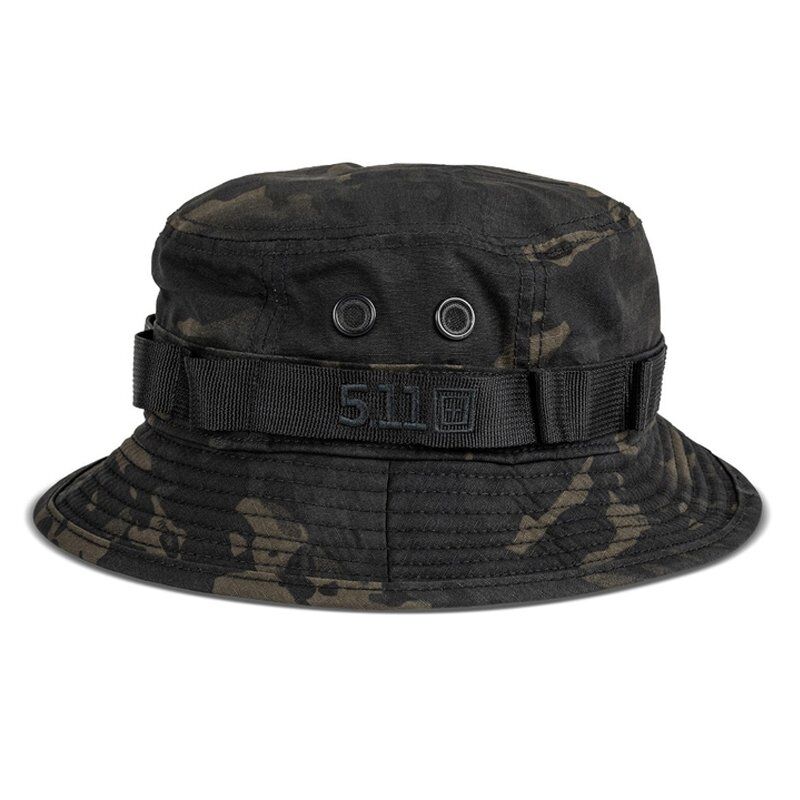 5.11 BOONIE HAT BLK MULTICAM SAPKA M