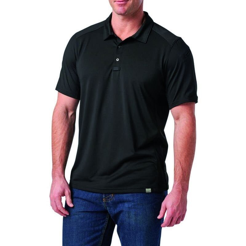 5.11 PARAMOUNT CREST POLO KISA KOL SIYAH TISORT XL