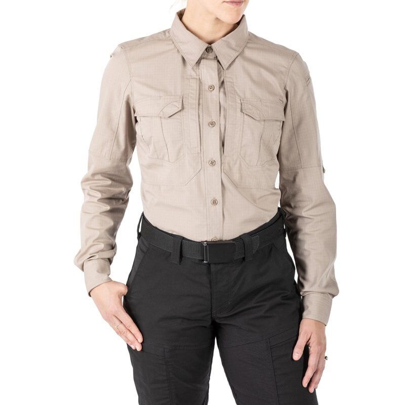 5.11 STRYKE SHIRT KHAKI BAYAN GOMLEK M