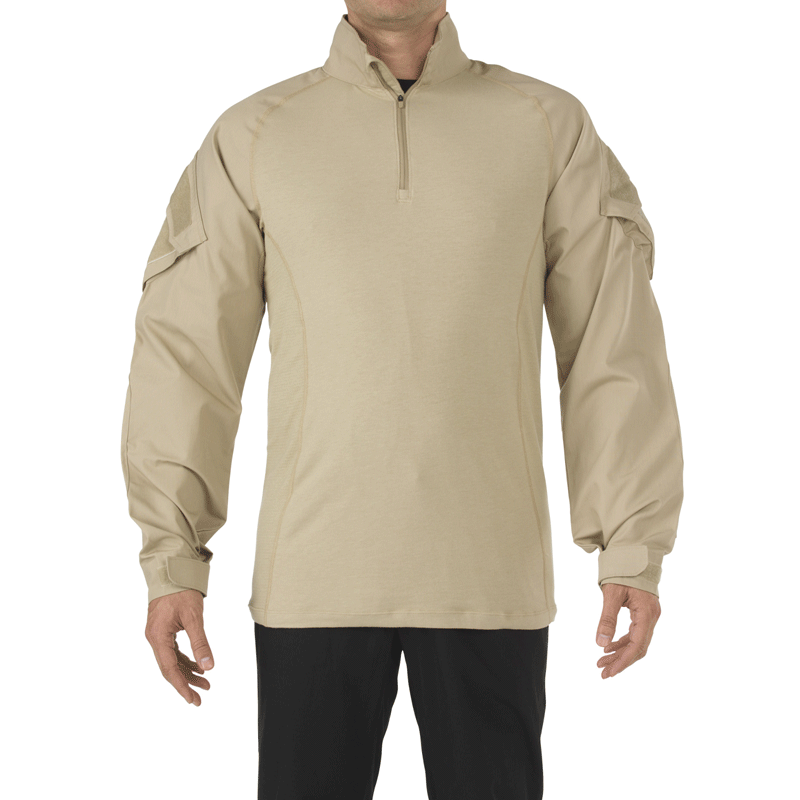5.11 RAPID ASSAULT KHAKI SHIRT XL