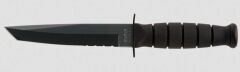 KA-BAR 1255 SHORT SIYAH TANTO SERR BICAK