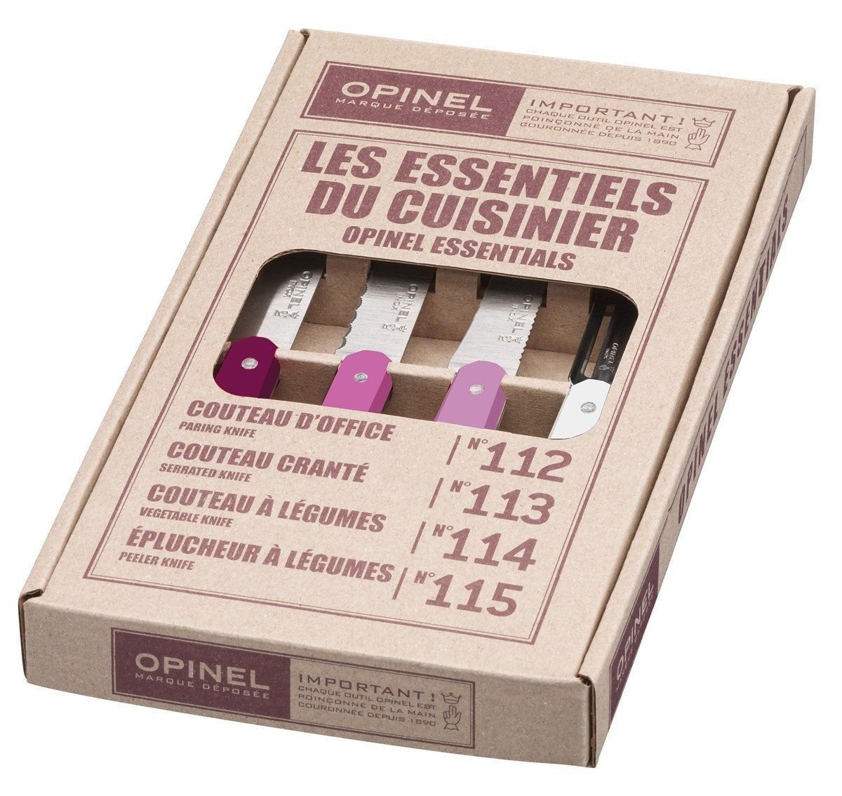 OPINEL 4 LU RENKLI BICAK SETI (001736)
