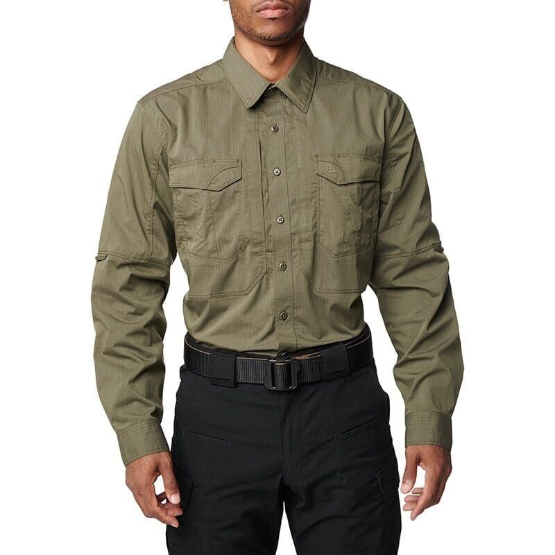 5.11 STRYKE SHIRT KOYU YESIL GOMLE XL