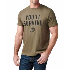 5.11 YOU’LL SURVIVE SS KISA KOL T-SHIRT S