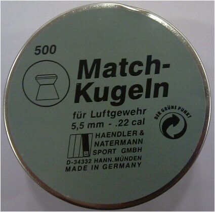 H&N MATCH KUGELN 5.5 CAL HAVALI SAÇMA