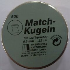H&N MATCH KUGELN 5.5 CAL HAVALI SAÇMA
