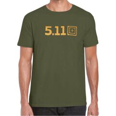 5.11 EMEA POP LEGACY S/S MILITARY YESIL T-SHIRT S