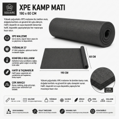 SQUARE 10 MM GRİ MAT