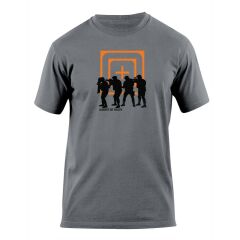 5.11 CROSS HAIR STACKED MAT SIYAH T-SHIRT L