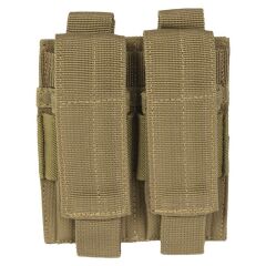 STURM DOUBLE POUCH CIFTLI SARJOR KILIFI KAHVE