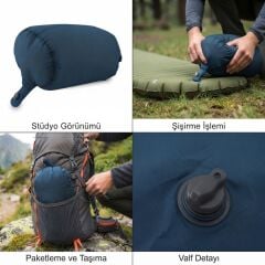 PINGUIN AIR BAG MAVI SISME YASTIK