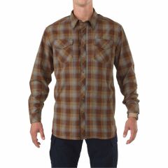 5.11 FLANNEL L/S GOMLEK KAHVE L