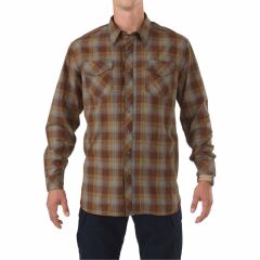 5.11 FLANNEL L/S GOMLEK KAHVE XL