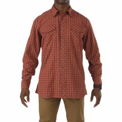 5.11 FLANNEL L/S GOMLEK KIRMIZI L