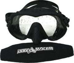 DIVE SYSTEM MASKE (SIYAH-NEOPREN MASKE BANTLI)
