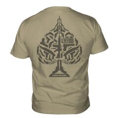 5.11 LOGO T S/S ACE OF TABA T-SHIRT M